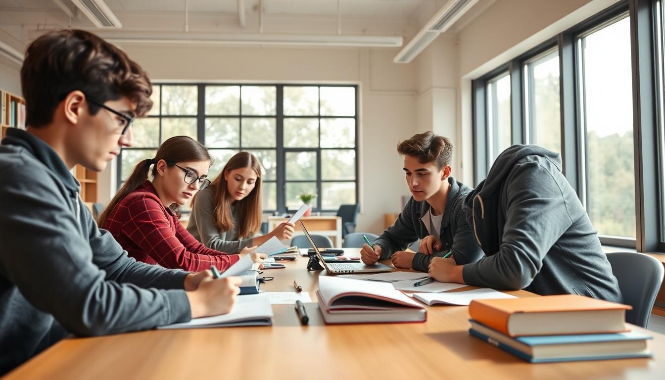 Students and educational resources in a modern learning environment