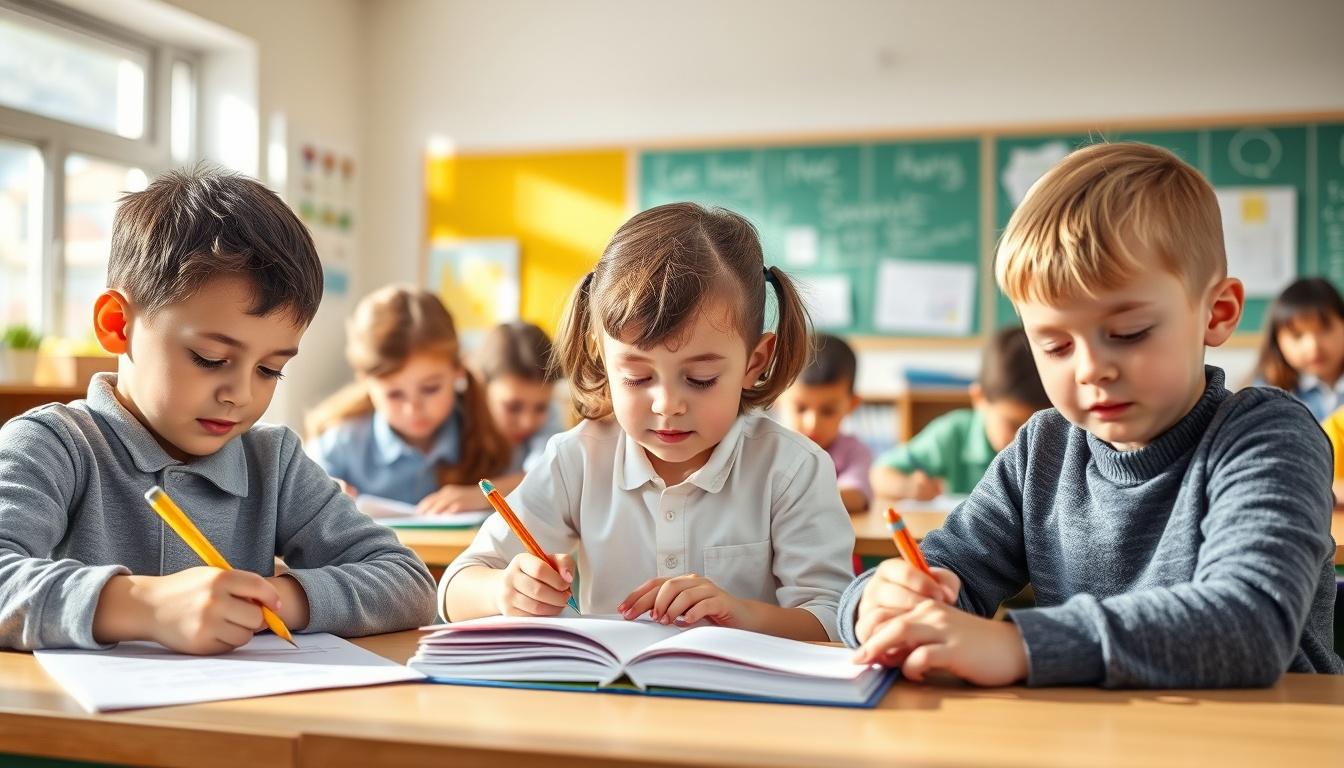 Structured study materials and learning resources on a desk
